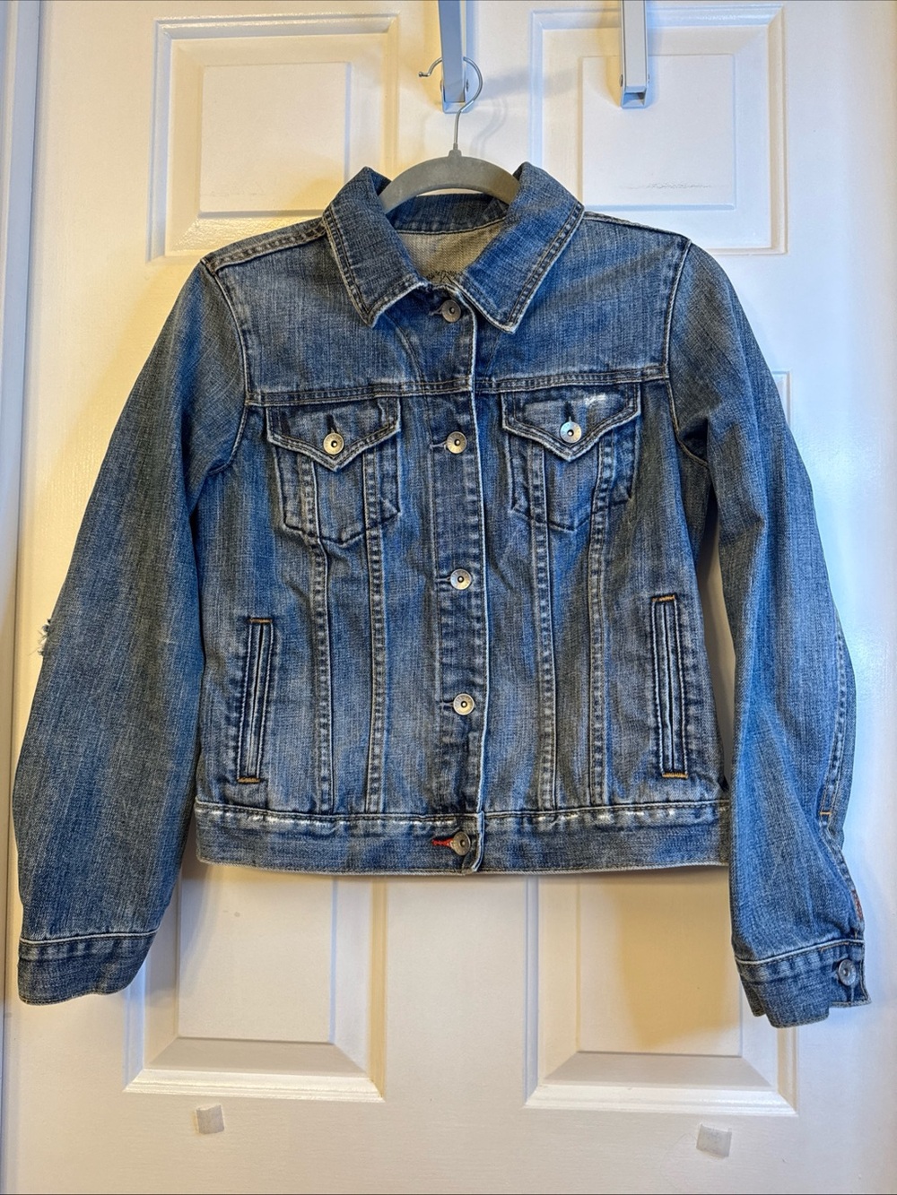 GAP Denim Jean Jacket Size Small 1969 Limited Edition Medium Wash Button Up Y2K